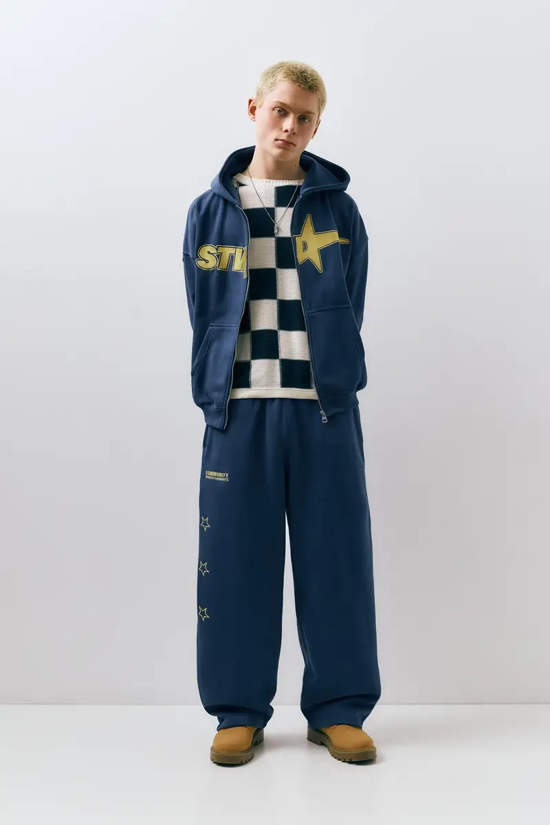 Pantaloni Tuta Stwd Azzurro miniatura 2