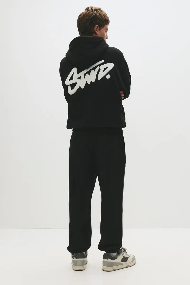 Pantaloni Tuta Stwd Nero miniatura 3