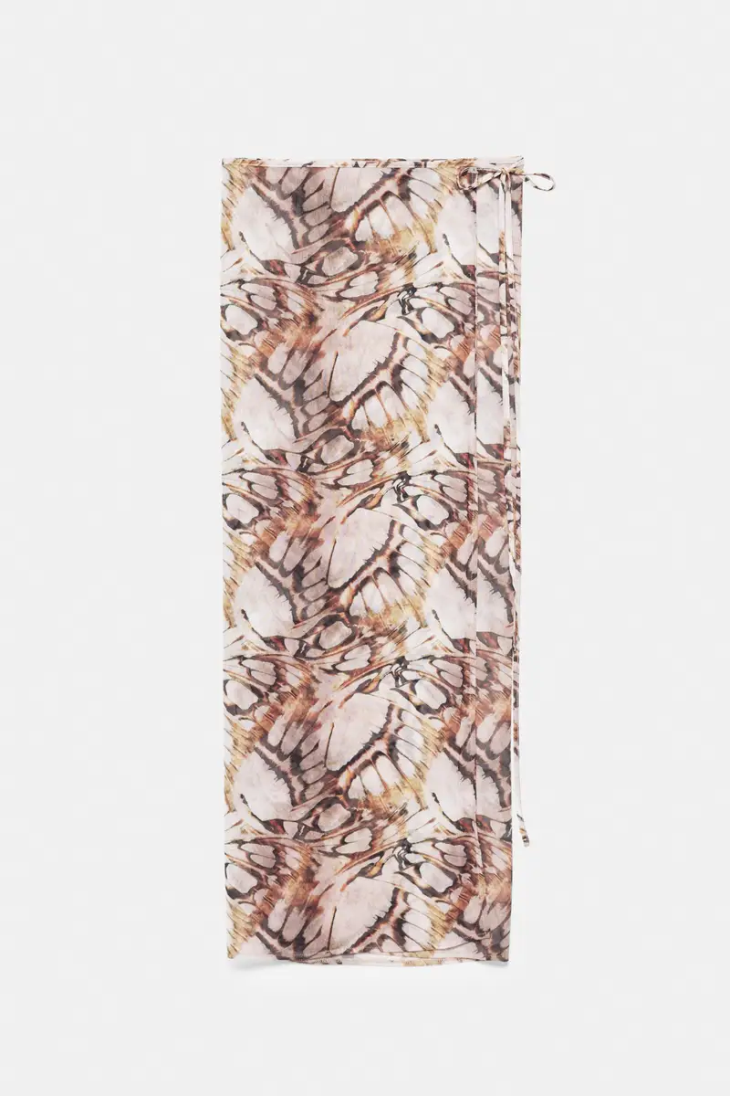 Pareo Lungo Farfalle Rosa