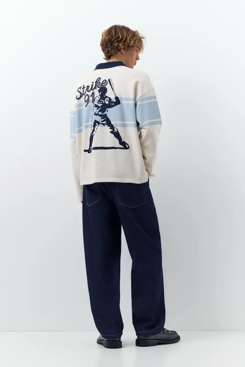 Pull&Bear Polo Bianco 4362575 miniatura 2