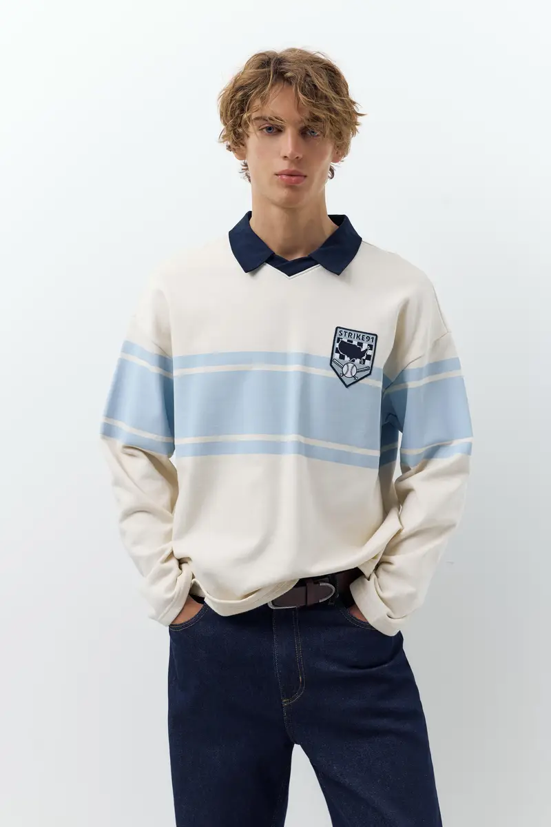 Pull&Bear Polo Bianco 4362575