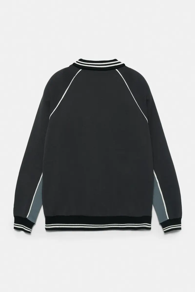 Pull&Bear Polo Grigio 4275329 miniatura 3