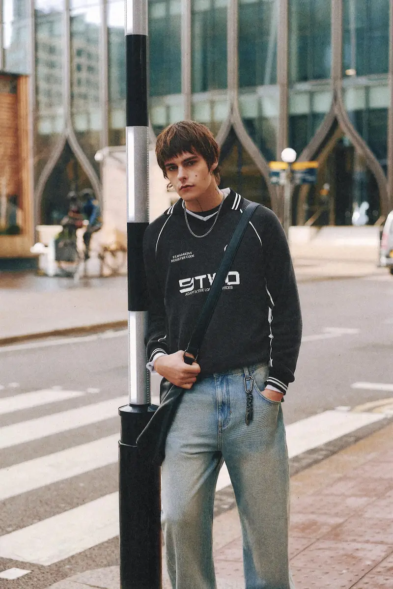 Pull&Bear Polo Grigio 4275329