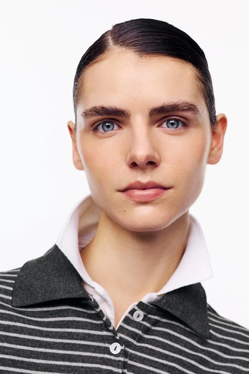 Pull&Bear Polo Grigio 4261231 miniatura 3