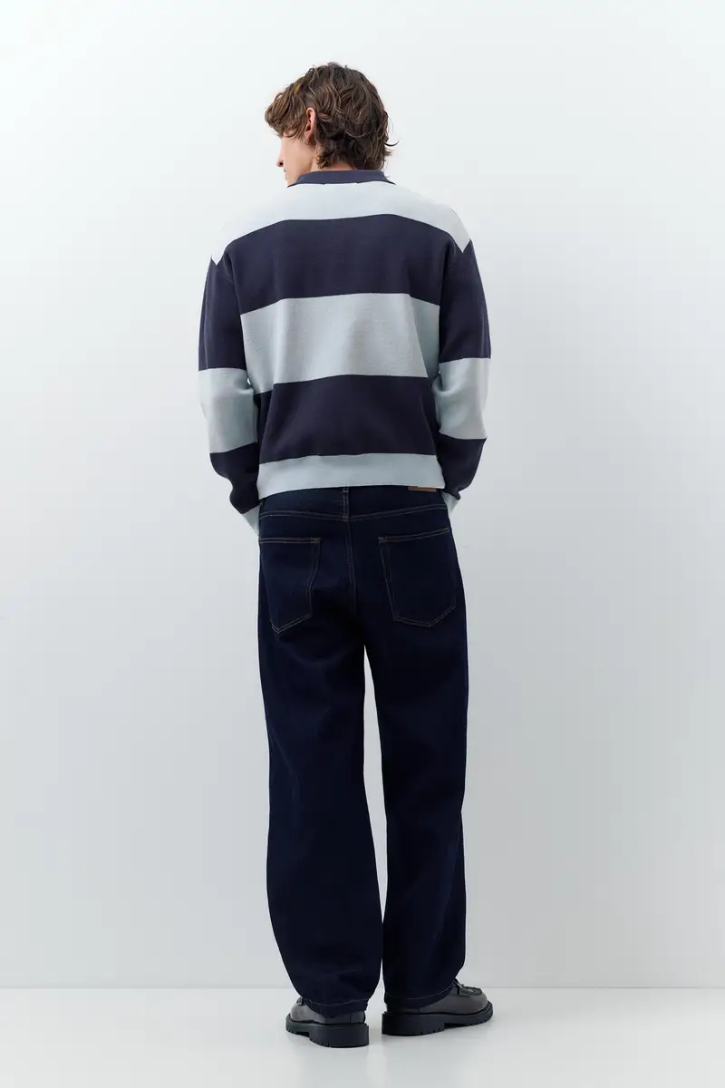 Pull&Bear Polo Azzurro 4261266 miniatura 2