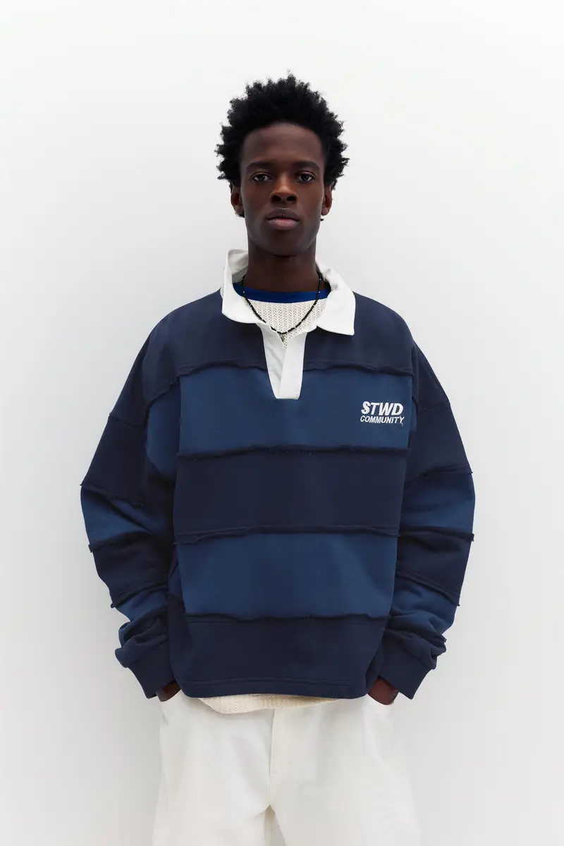 Pull&Bear Polo Azzurro 4362574 miniatura 2