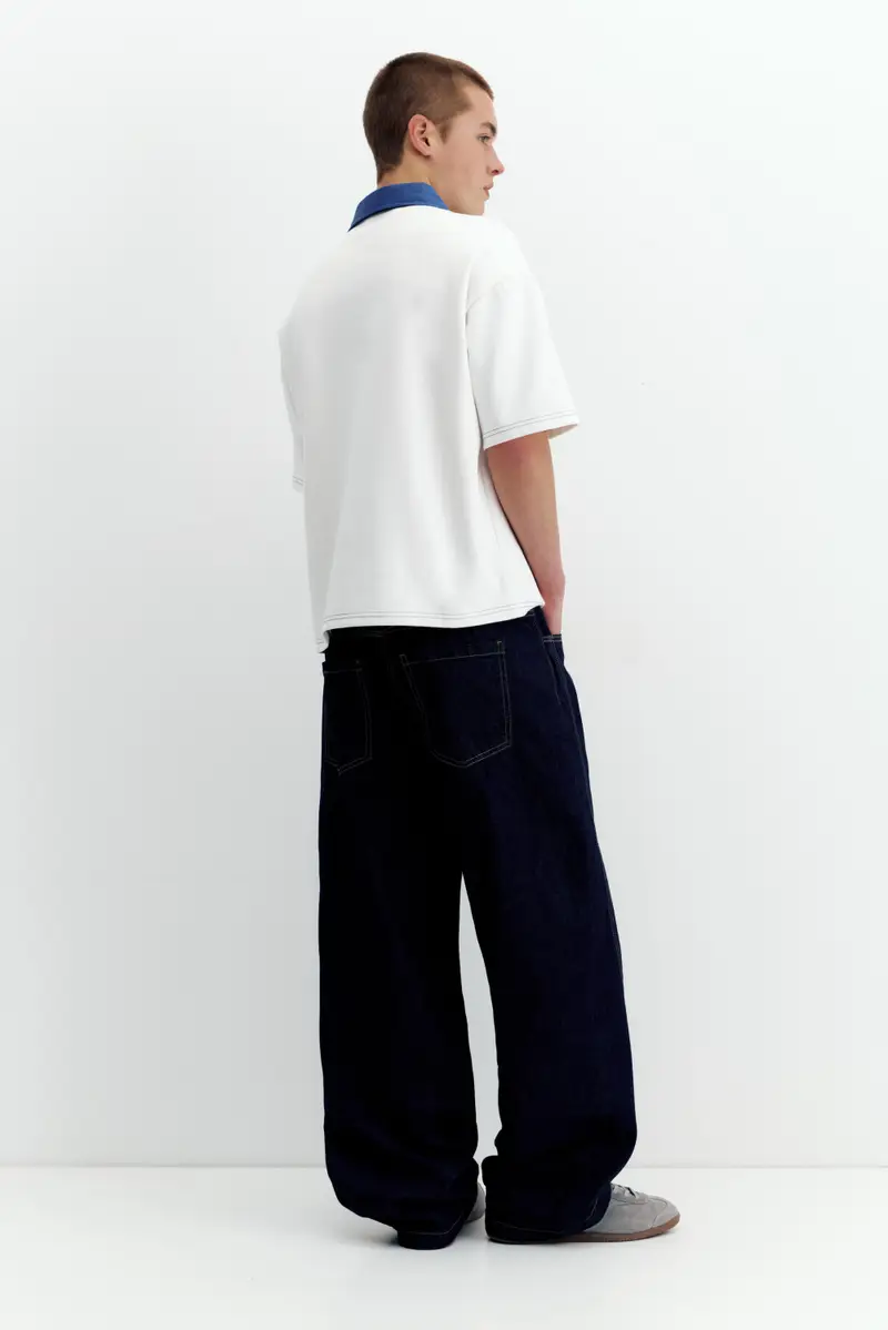 Pull&Bear Polo Bianco 4188926 miniatura 2