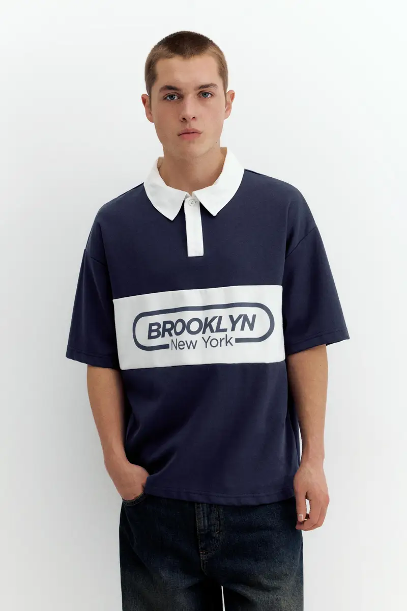 Pull&Bear Polo Blu 4188927