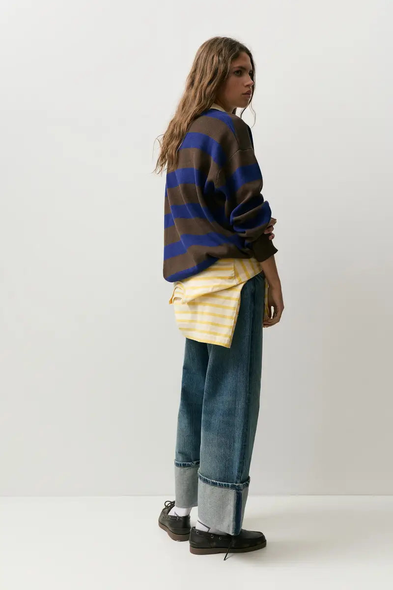 Pull&Bear Polo Marrone 4194686 miniatura 3