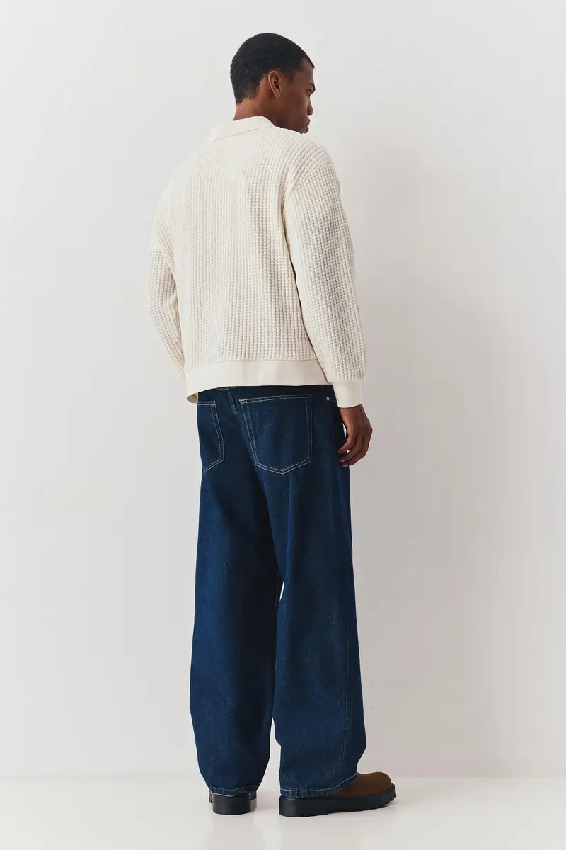 Pull&Bear Polo Bianco 4113103 miniatura 3