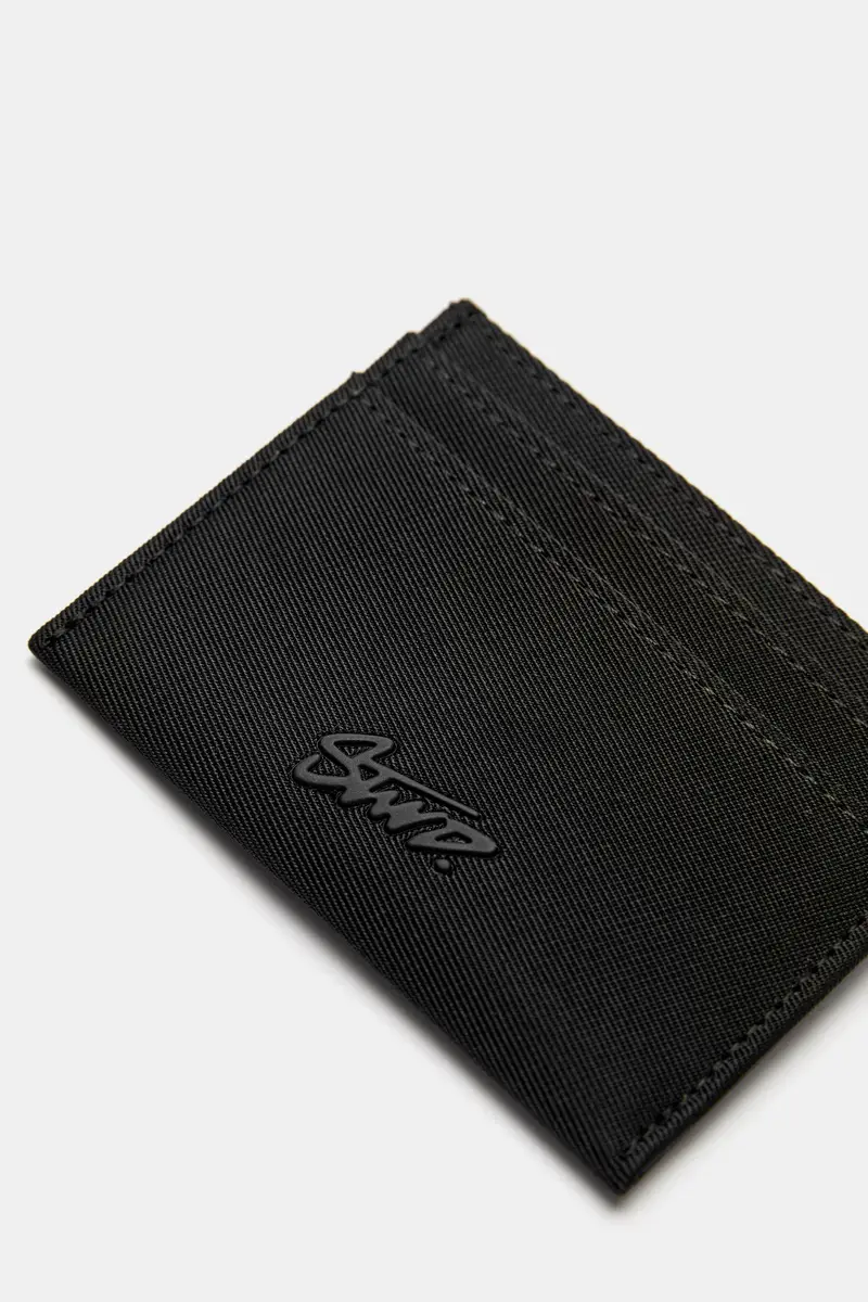 Portatessere In Nylon Stwd Nero miniatura 3