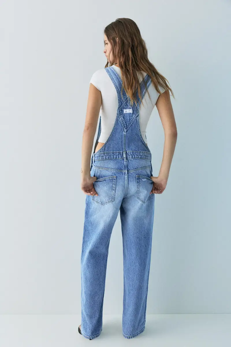 Pull&Bear Salopette Denim 4188923 miniatura 2