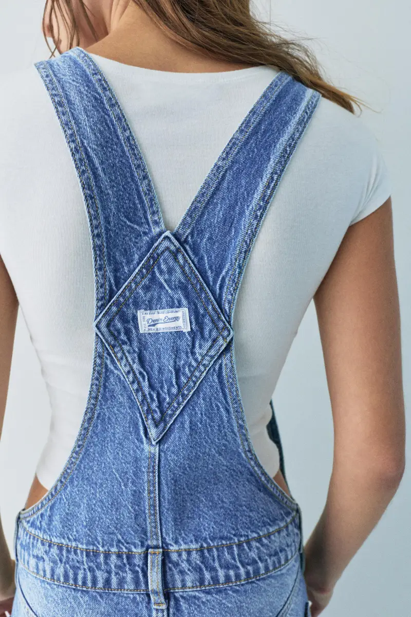 Pull&Bear Salopette Denim 4188923 miniatura 3