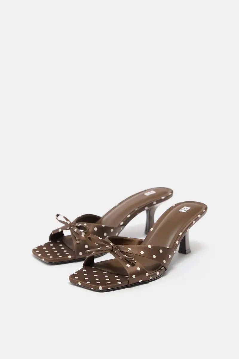 Pull&Bear Sandali con tacco Marrone 4291931 miniatura 3