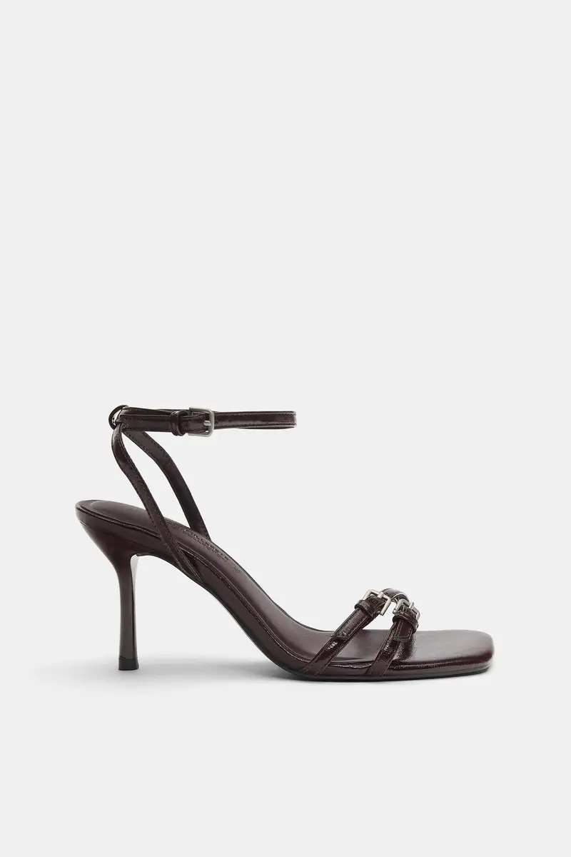 Pull&Bear Sandali con tacco Marrone 3937537