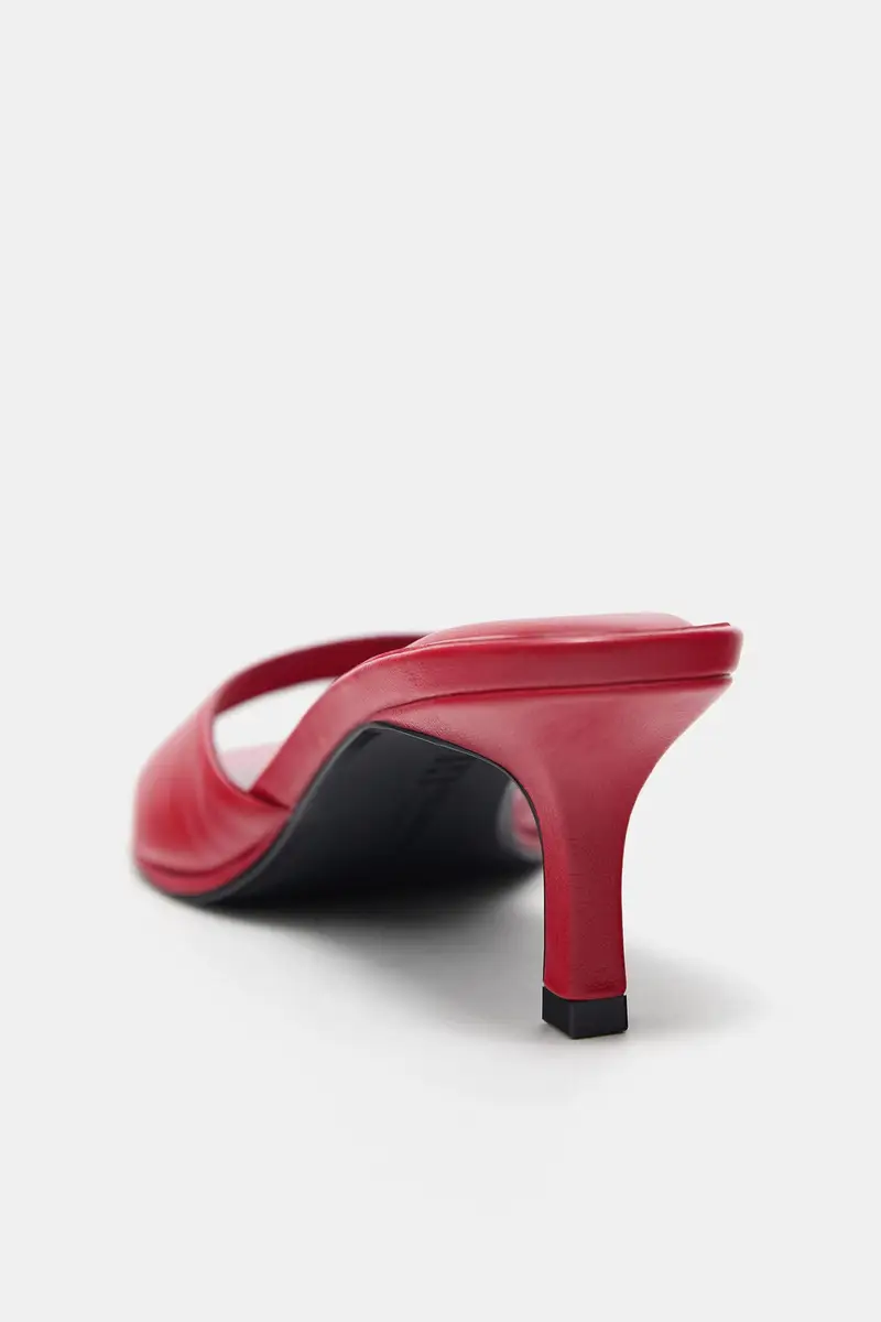 Pull&Bear Sandali con tacco Rosso 4275354 miniatura 3