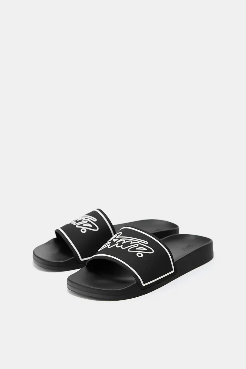 Sandali In Gomma Stwd Nero miniatura 2