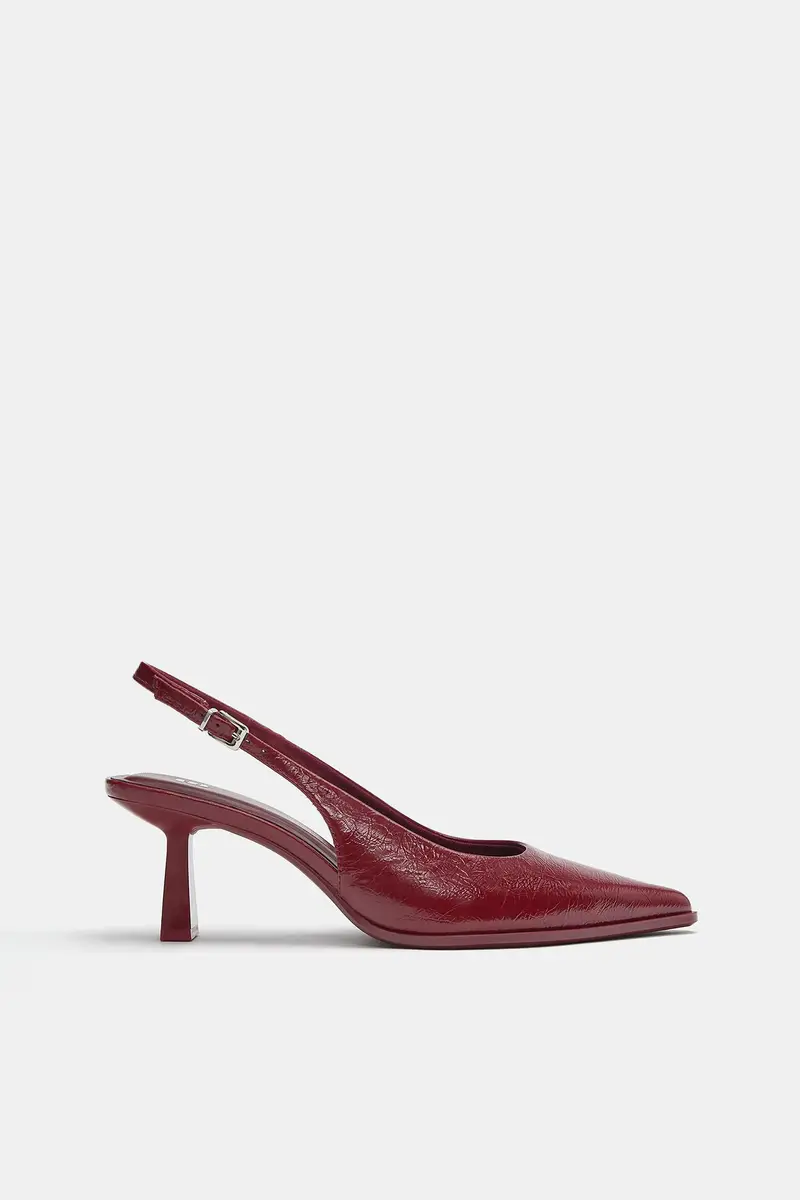 Scarpe Con Tacco In Vinile Porpora