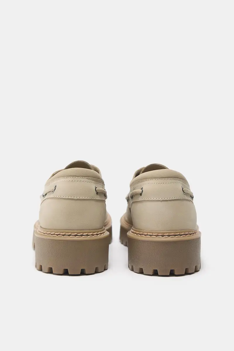 Scarpe Nautiche Stwd Beige miniatura 3