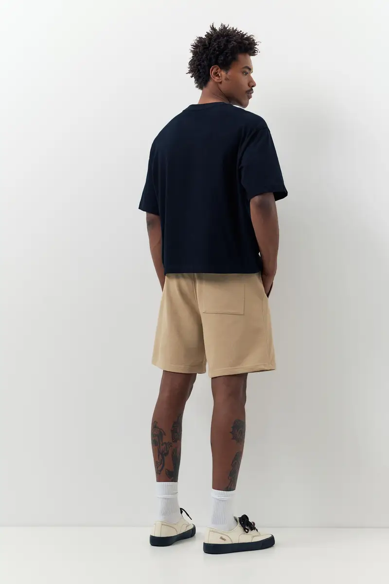 Set 2 Bermuda Jogger Stwd Beige miniatura 3