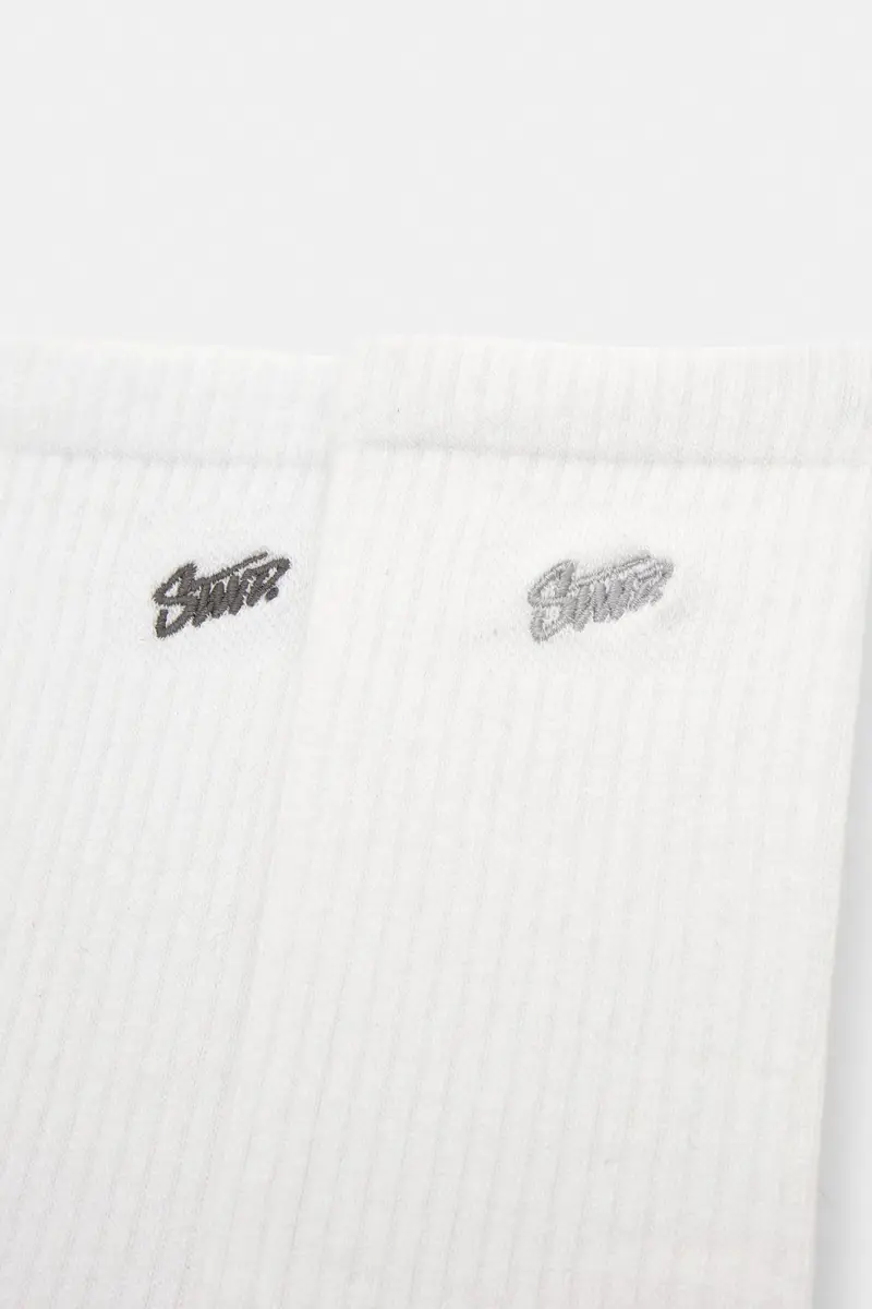 Set 3 Paia Di Calzini Sportivi Bianco miniatura 2
