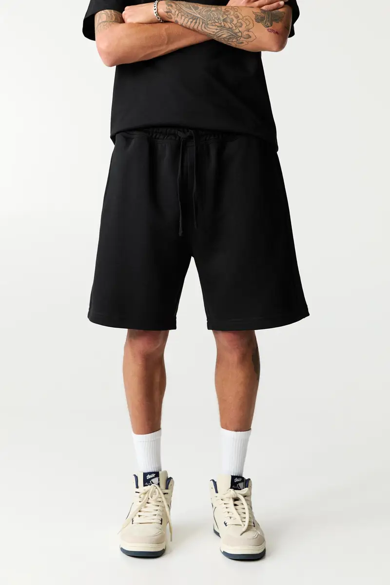 Set Bermuda E Maglietta Basic Nero miniatura 3