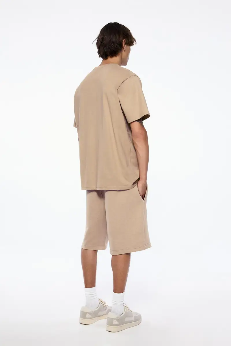 Set Bermuda E Maglietta Basic Sabbia miniatura 2