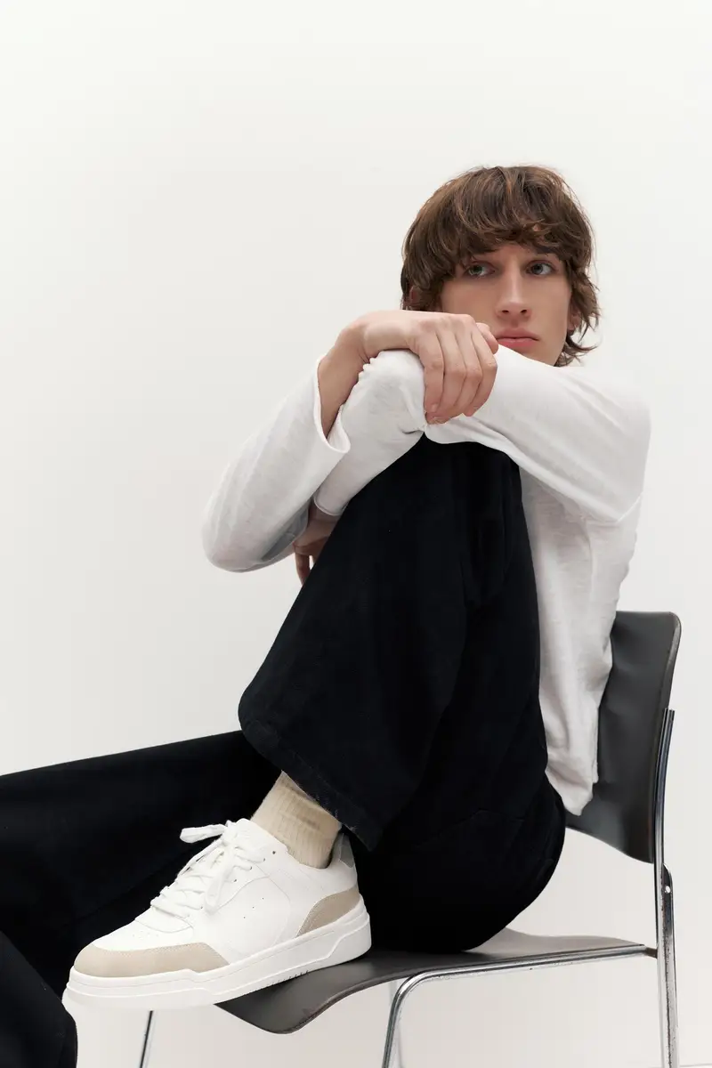 Sneaker Multiparti Stwd Bianco