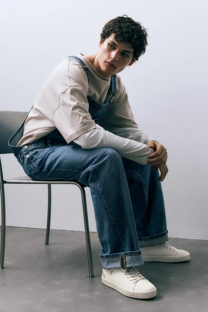 Sneakers Basic Con Dettaglio Beige