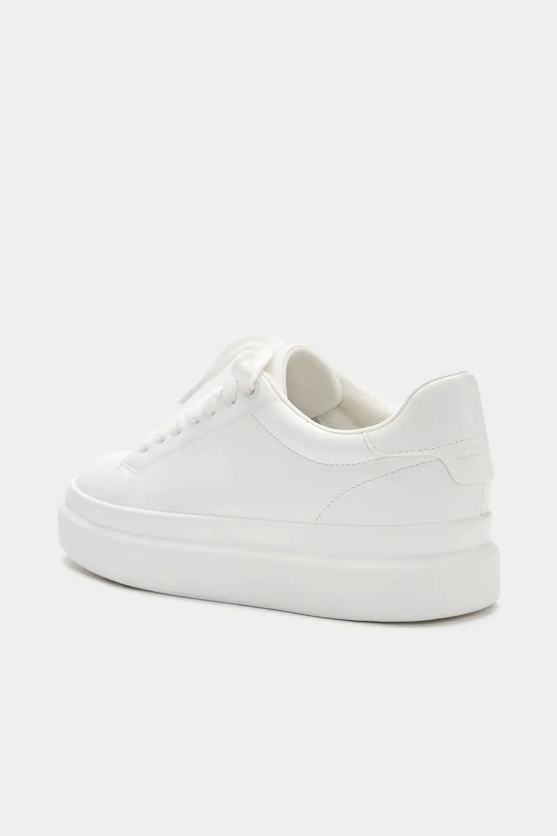 Sneakers Con Suola Voluminosa Bianco miniatura 3