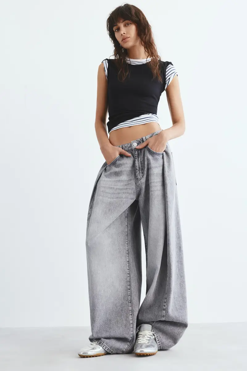 Sneakers Metallizzate Argento