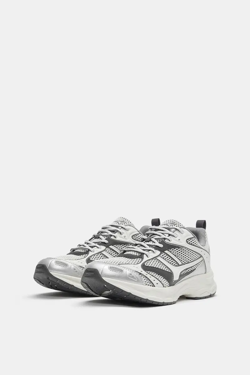 Sneakers Multiparti Argento miniatura 2