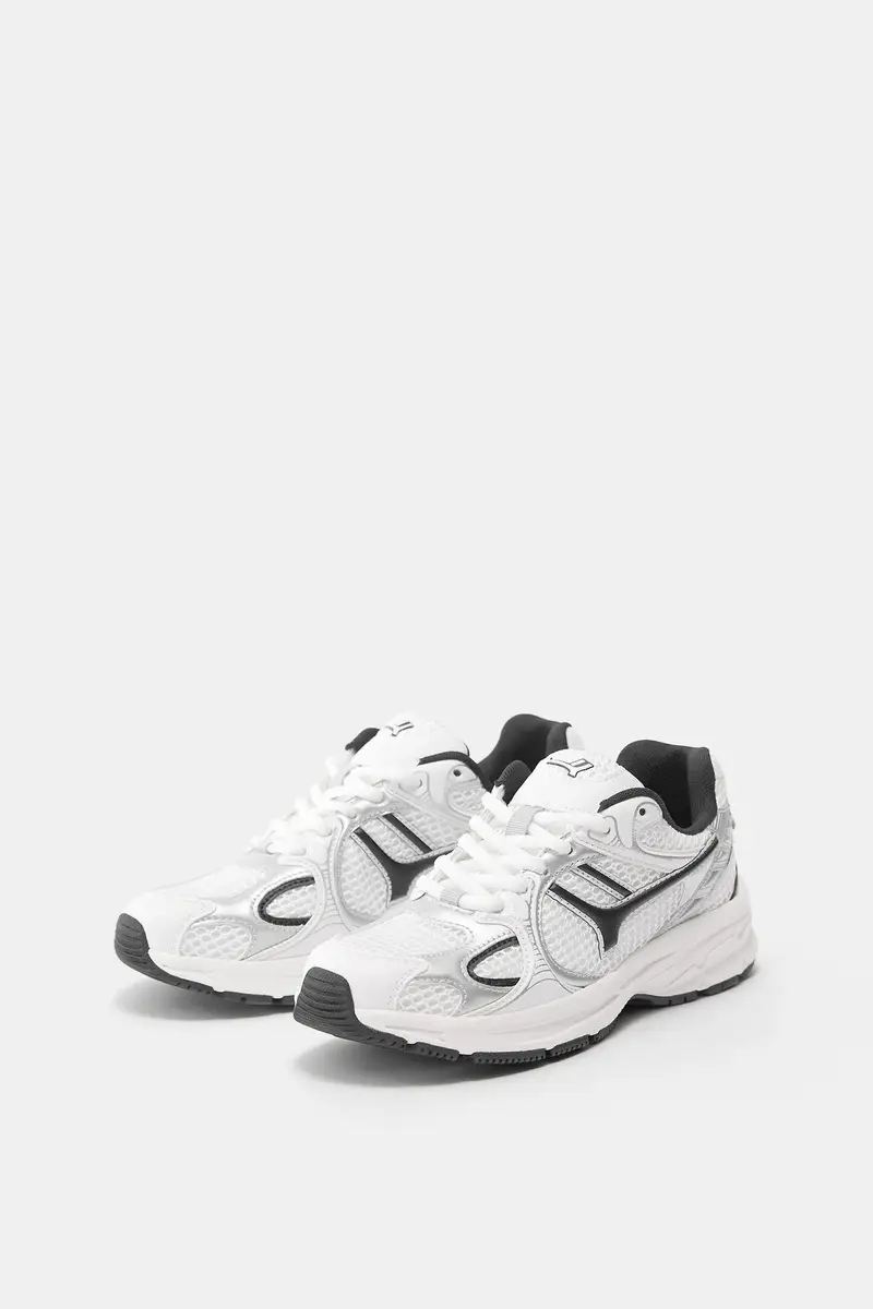 Sneakers Multiparti Bianco miniatura 2