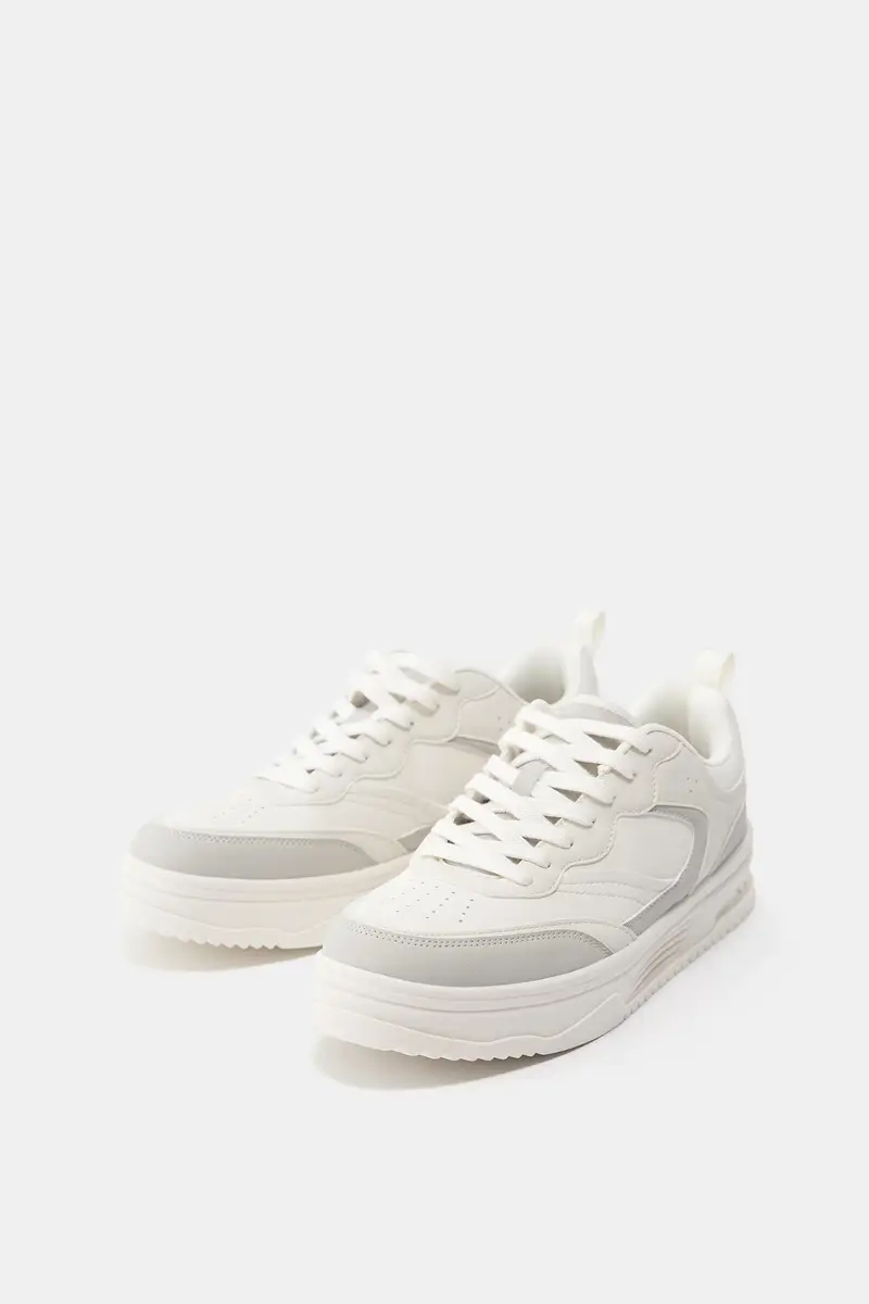 Sneakers Multiparti Stwd Beige miniatura 2