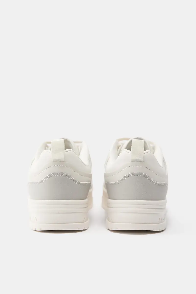 Sneakers Multiparti Stwd Beige miniatura 3