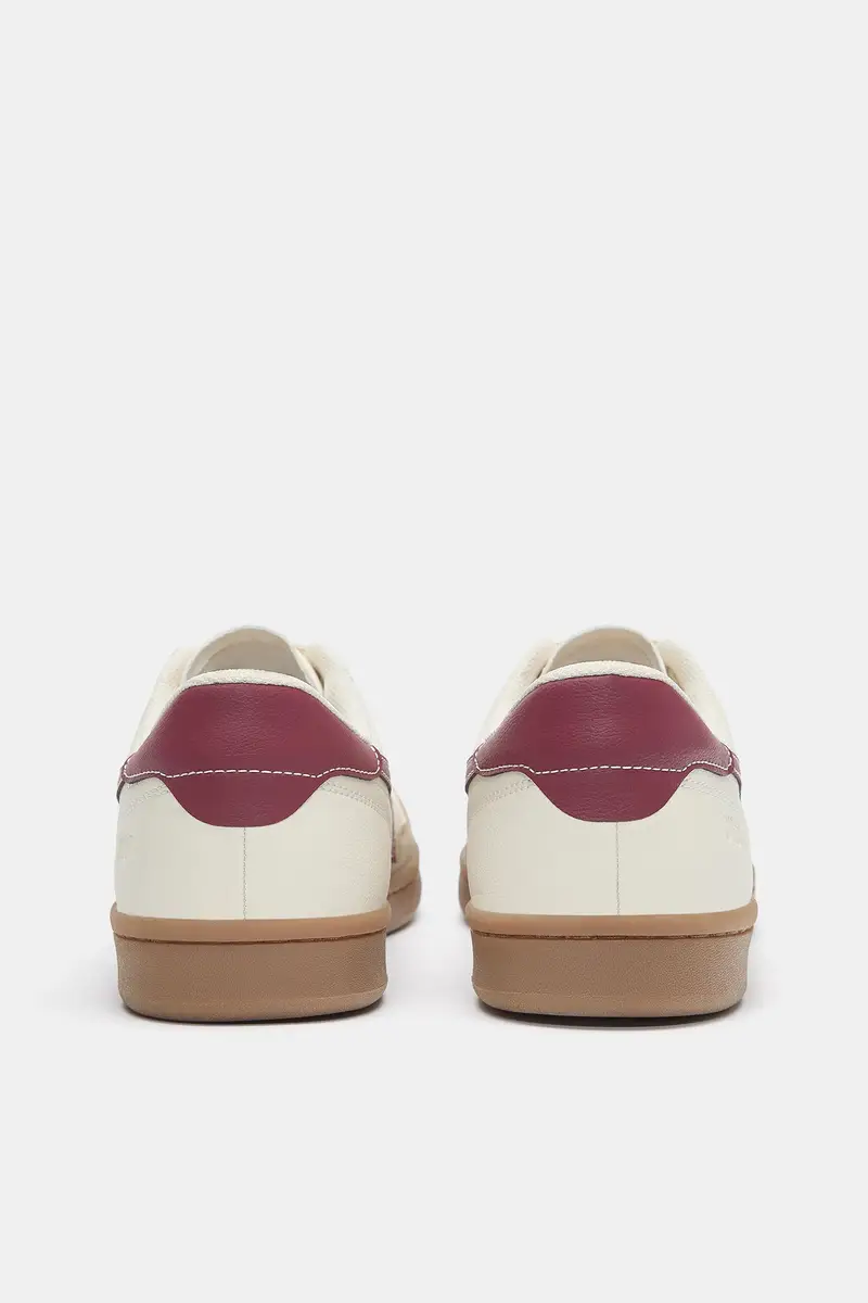 Sneakers Retrò Beige miniatura 3