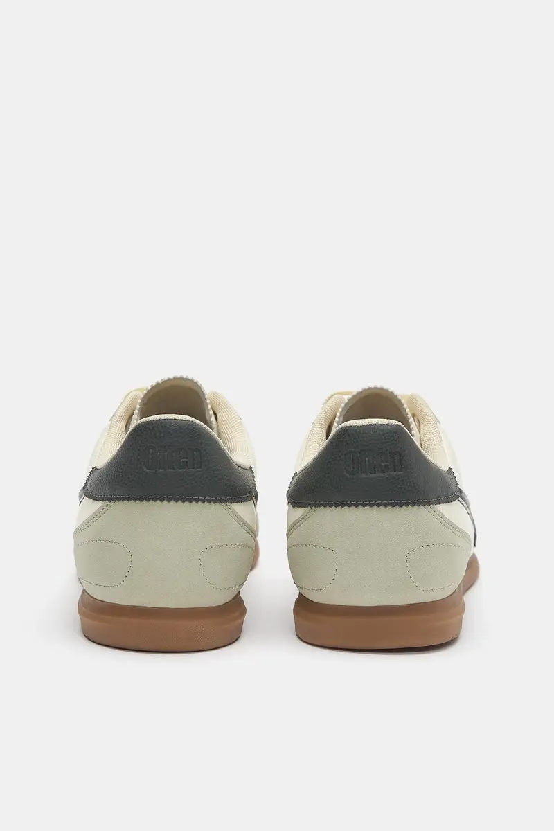 Sneakers Retrò Beige miniatura 3