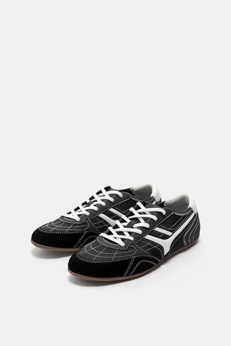 Sneakers Retrò Impunture Nero miniatura 3