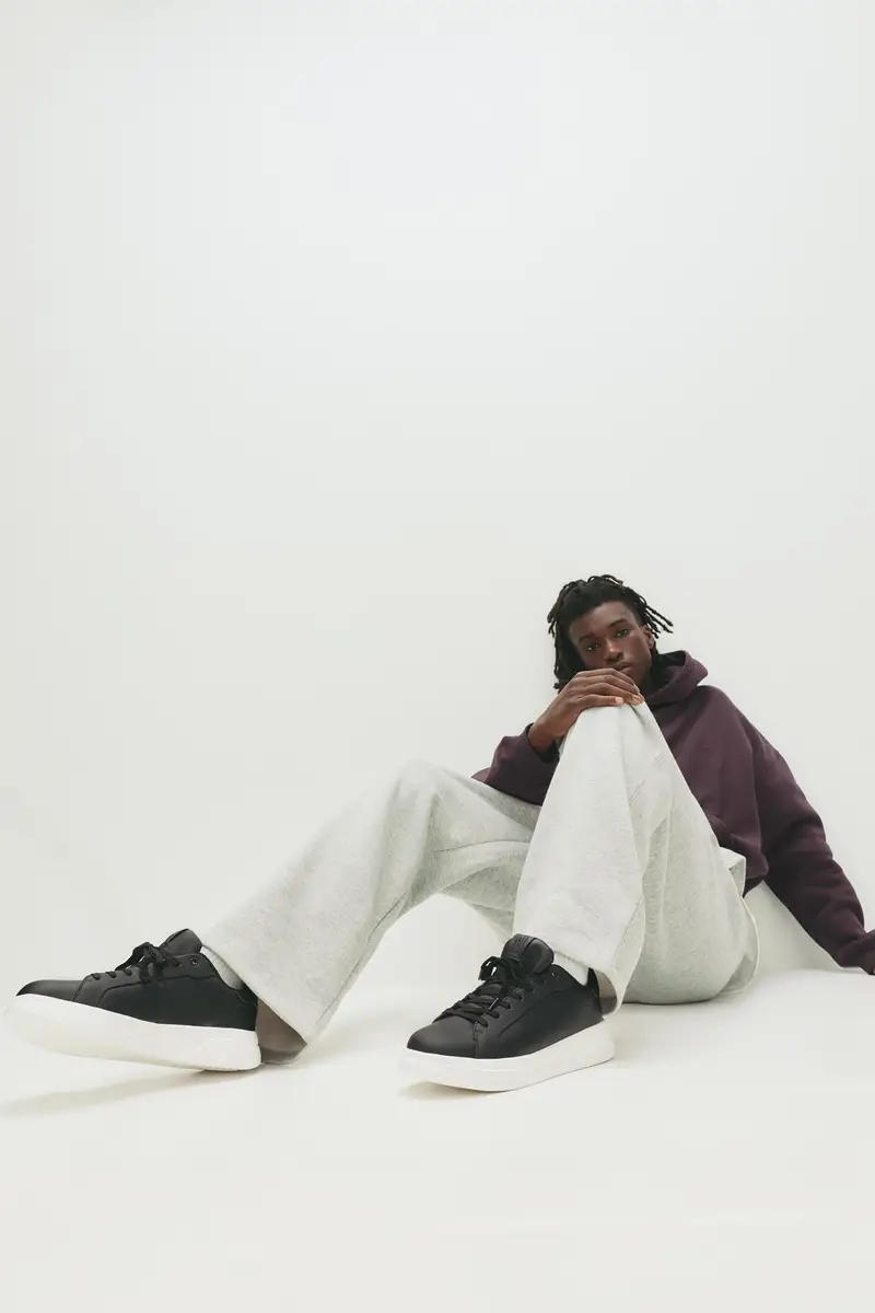 Pull&bear Sneakers Voluminose nere e bianche