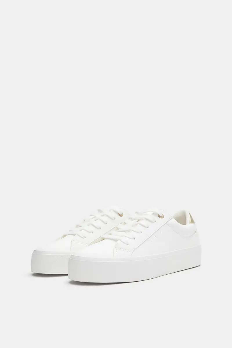 Sneakers Voluminose Con Dettaglio Bianco miniatura 2