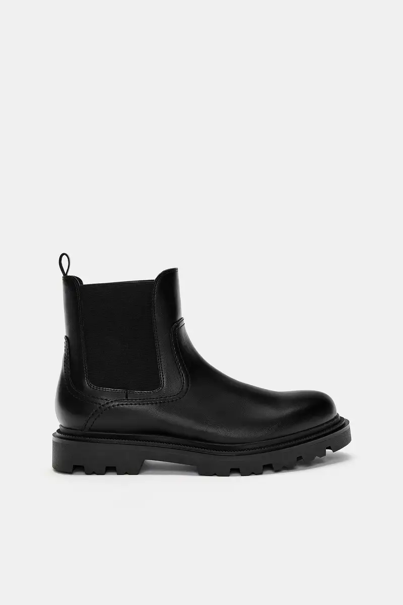 Pull&Bear Stivaletti Chelsea Nero 4136097 miniatura 3