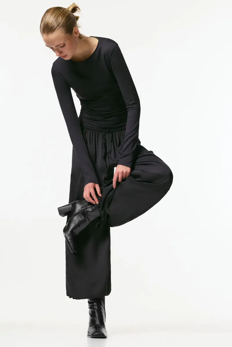 Stivaletti Con Tacco Alto Nero