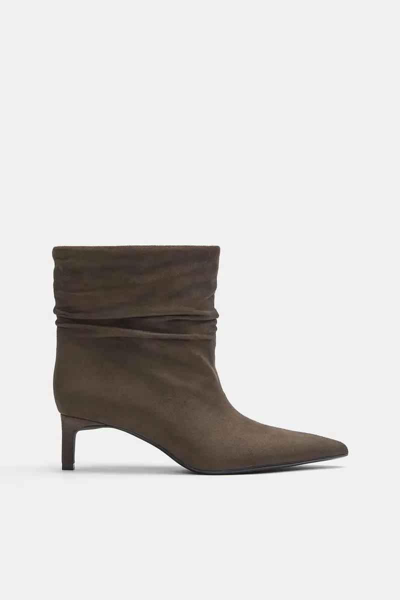 Pull&Bear Stivaletti con tacco Marrone 4164916 miniatura 2