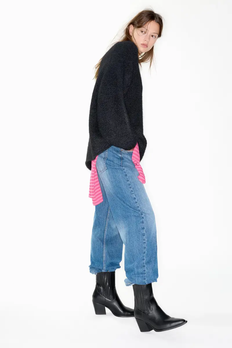 Pull&Bear Stivaletti con tacco Nero 4336384