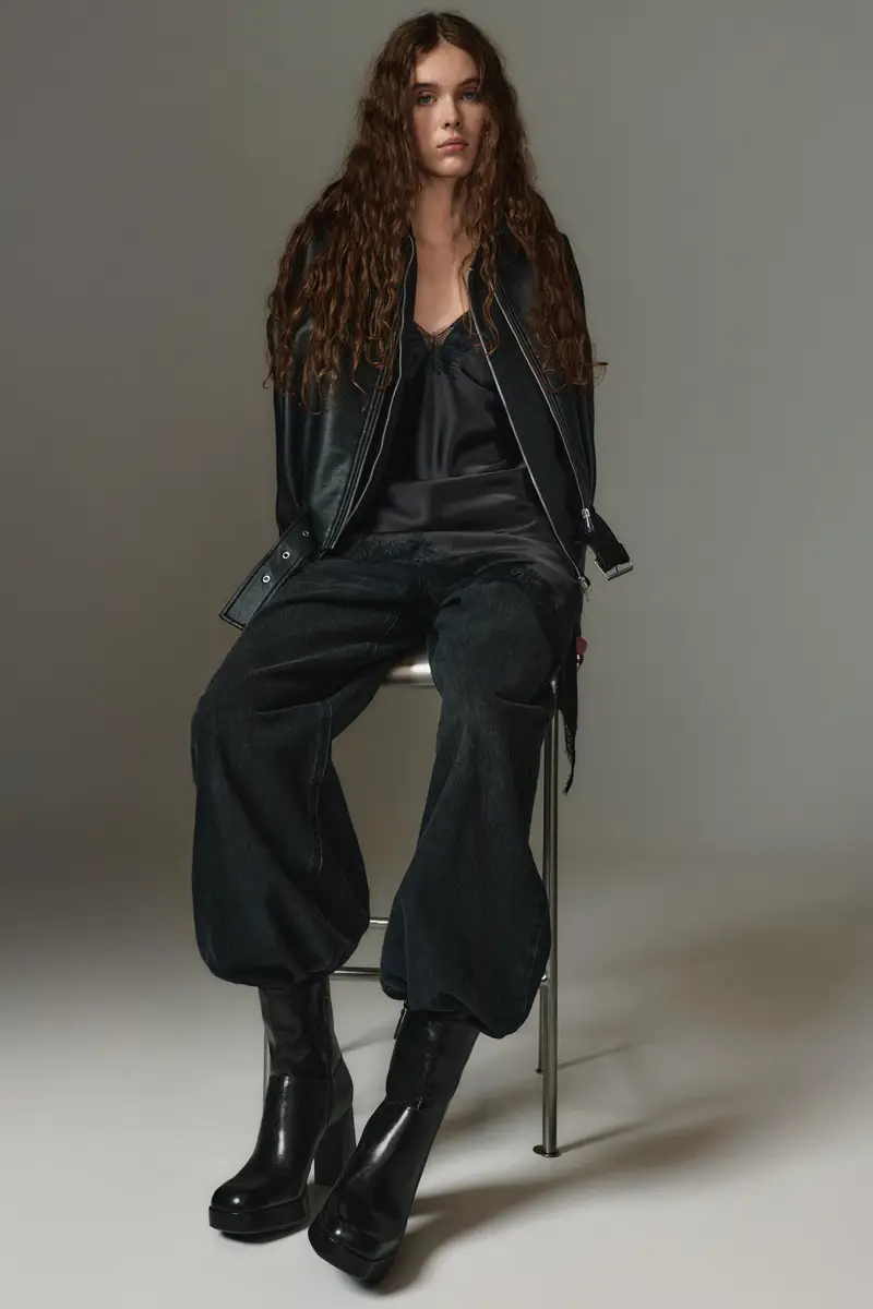 Pull&Bear Stivaletti con tacco Nero 4113477