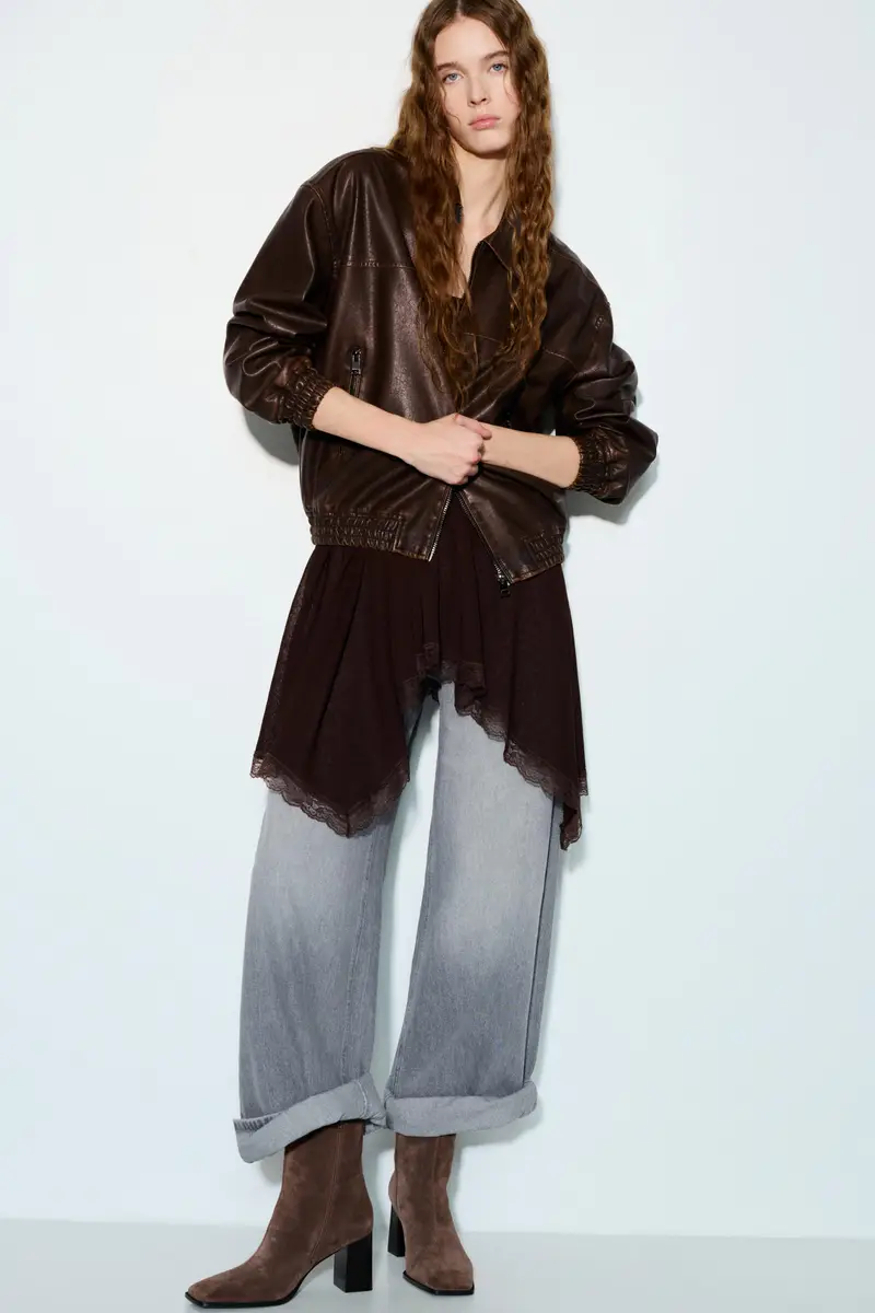 Pull&Bear Stivaletti con tacco Marrone 4336385