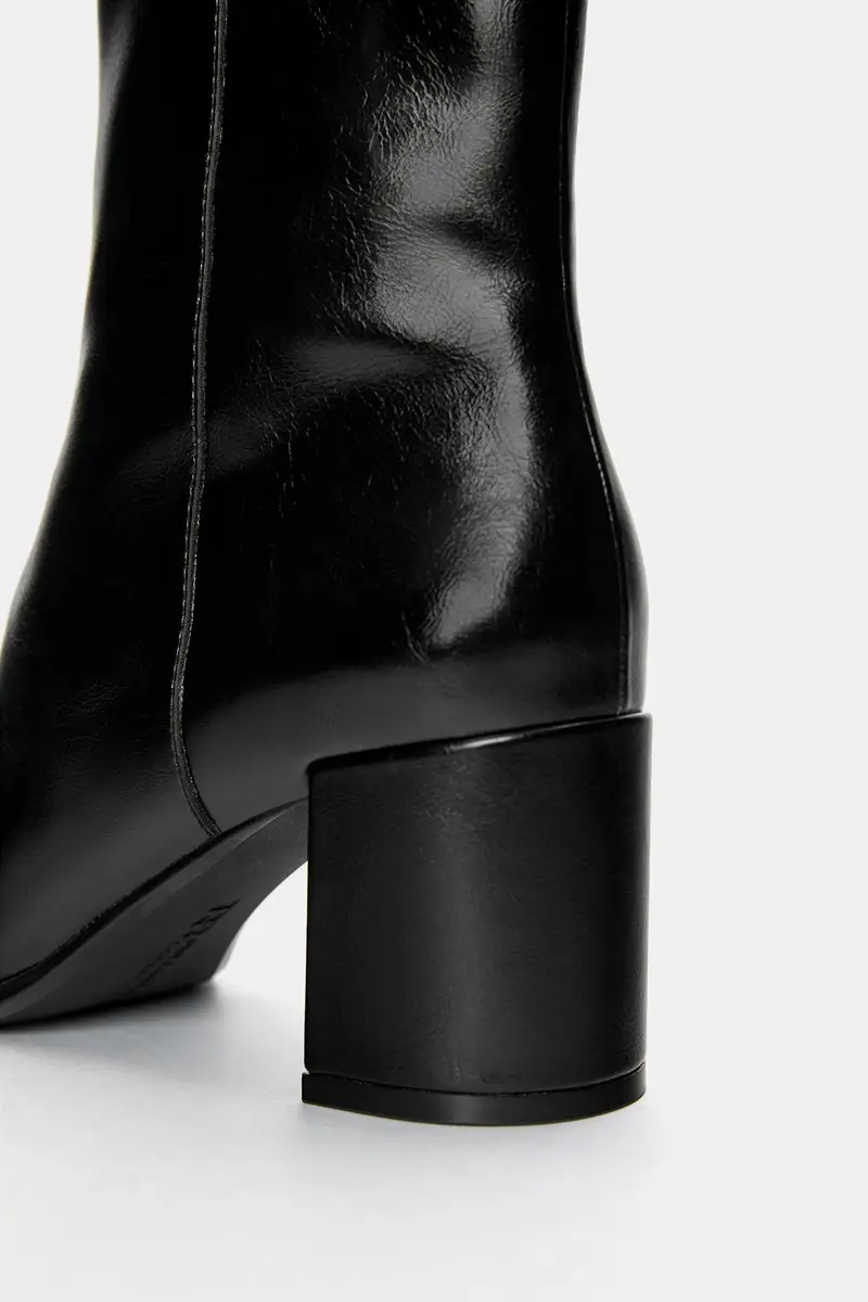 Pull&Bear Stivaletti con tacco Nero 3934297 miniatura 3