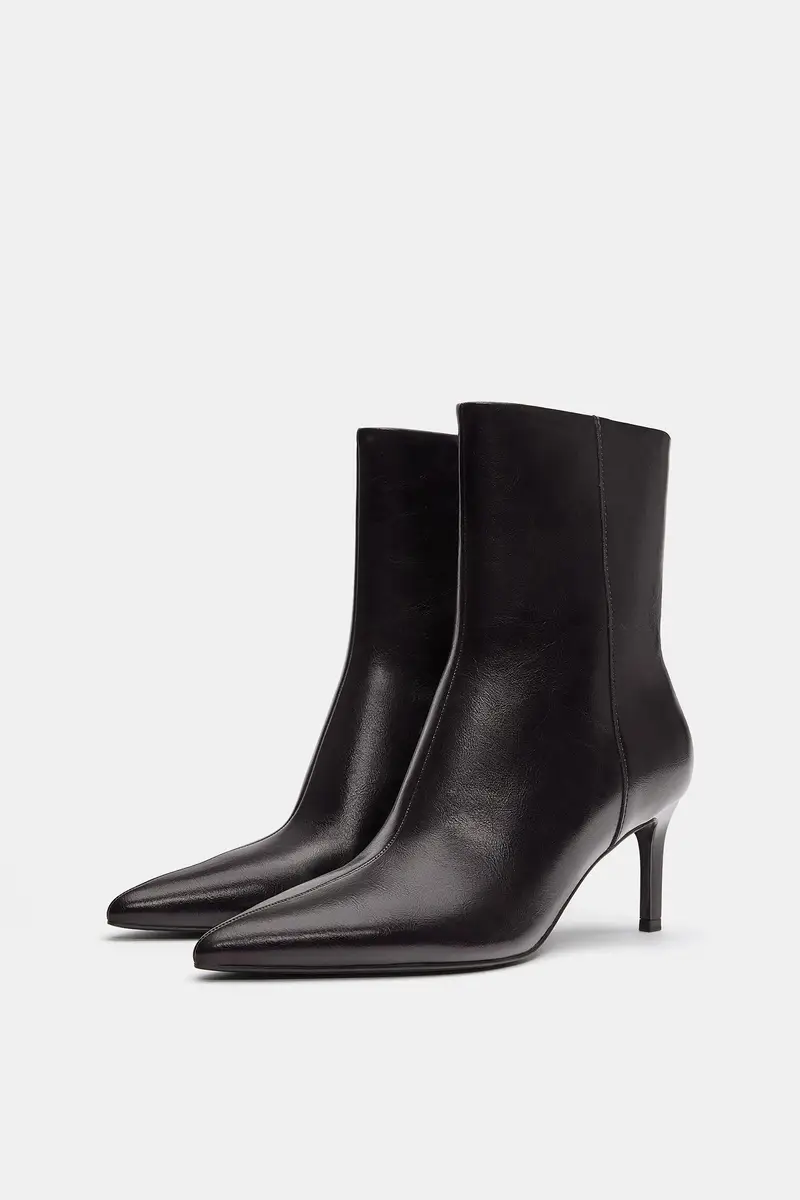 Pull&Bear Stivaletti con tacco Marrone 3950737 miniatura 2