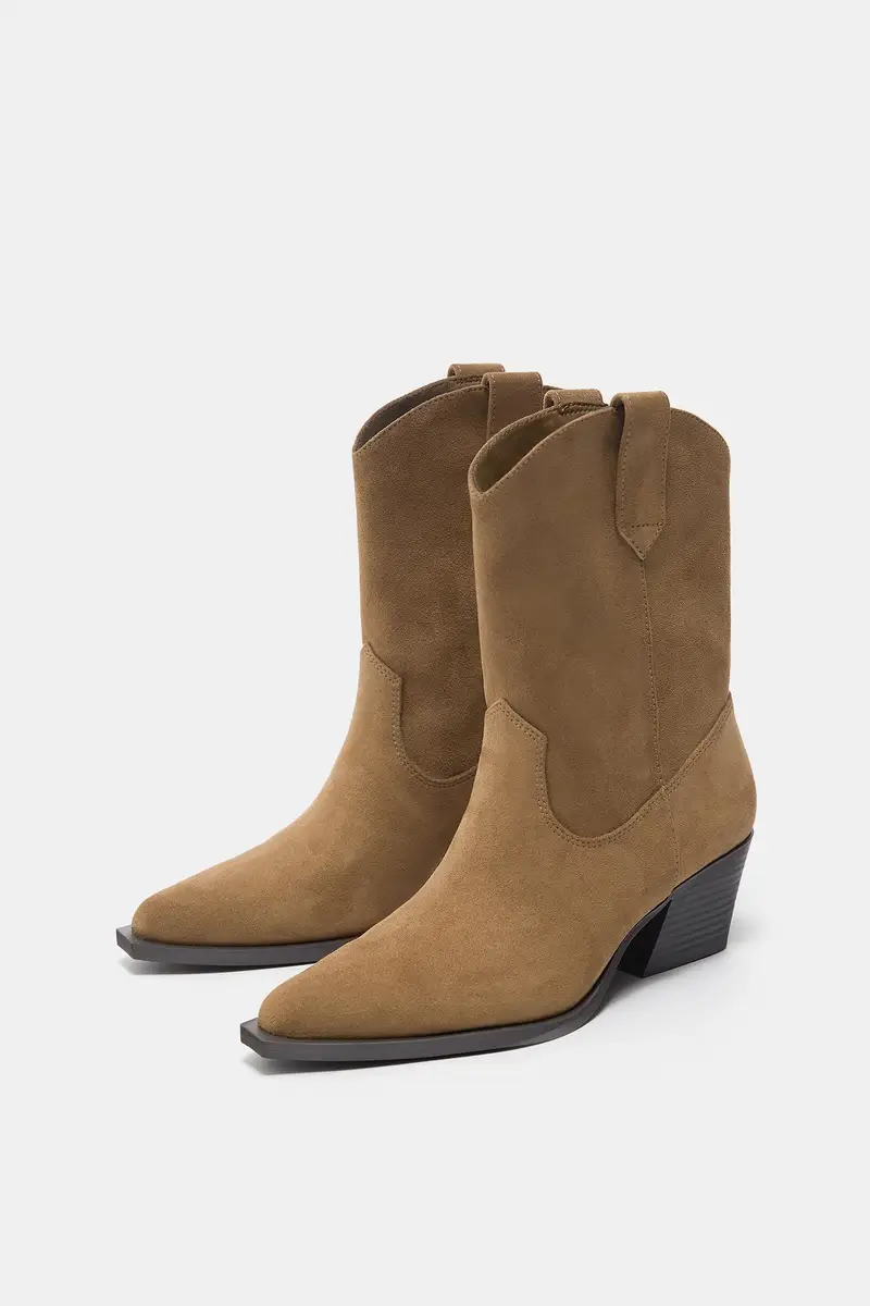 Stivaletti Cowboy Cammello miniatura 3