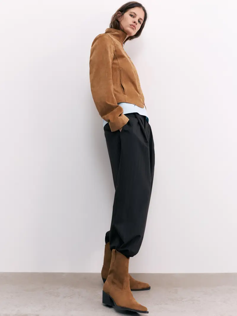 Stivaletti Cowboy Cammello